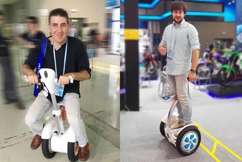 Airwheel serie C, casco inteligente para la seguridad vial es un tipo de dispositivo portátil. 